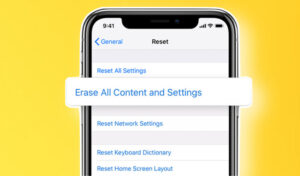 How to erase all content and settings on iPhone iPad